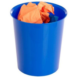 (2001 AZ) ARCHIVO 2000 PAPELERA DE PLÁSTICO ARCHIVO 2000 OPCIONAL ARO SUJETABOLSAS CAPACIDAD 16 LITROS 290X310 MM AZUL