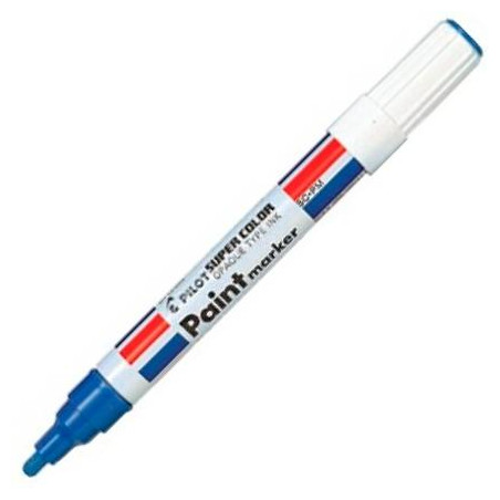 (SC-PM-L) PILOT MARCADOR PERMANENTE SC-PM USO INDUSTRIAL PUNTA REDONDA 4.5MM AZUL