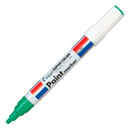 (SC-PM-V) PILOT MARCADOR PERMANENTE SC-PM USO INDUSTRIAL PUNTA REDONDA 4.5MM VERDE