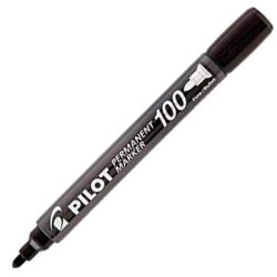 (SCA-100-B) PILOT ROTULADOR PERMANENTE SCA-100 NEGRO