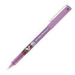 (BX-V5-V) PILOT ROLLER TINTA LÍQUIDA V-5 HI-TECPOINT VIOLETA
