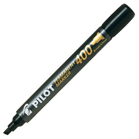 (SCA-400-B) PILOT MARCADOR PERMANENTE SCA-400 PUNTA BISELADA NEGRO