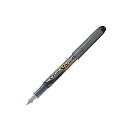 (SVP-4M-B) PILOT PLUMA DESECHABLE VPEN SILVER NEGRO