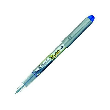 (SVP-4M-L) PILOT PLUMA DESECHABLE VPEN SILVER AZUL
