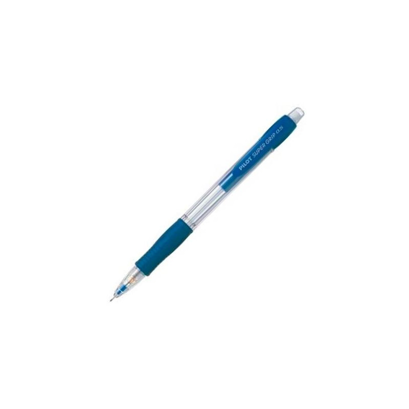 (H-185-SL-L) PILOT PORTAMINAS H-185 SUPERGRIP 0.5 CON GOMA AZUL