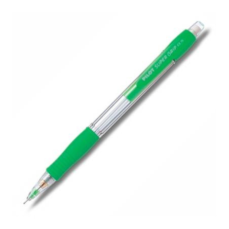 (H-185-SL-SG) PILOT PORTAMINAS H-185 SUPERGRIP 0.5 CON GOMA VERDE CLARO