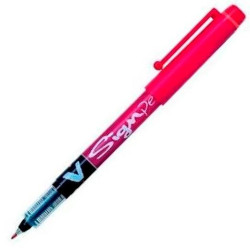 (SW-VSP-R) PILOT ROLLER TINTA LÍQUIDA VSIGN PEN PUNTA DE FIBRA 2.0MM ROJO