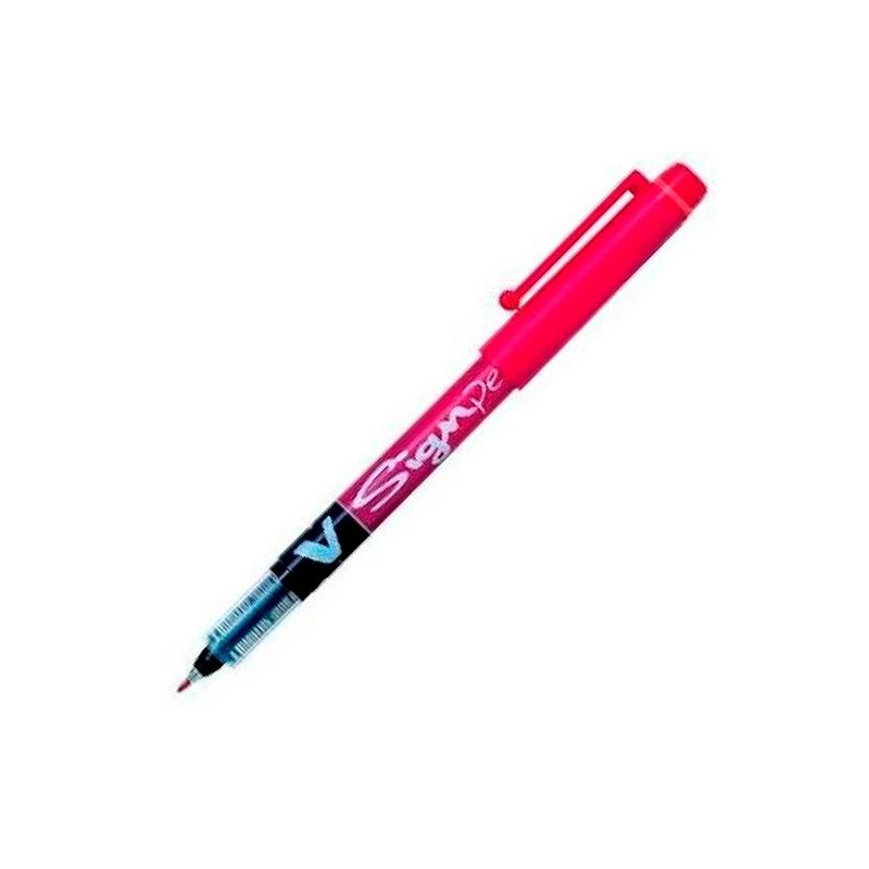 (SW-VSP-R) PILOT ROLLER TINTA LÍQUIDA VSIGN PEN PUNTA DE FIBRA 2.0MM ROJO