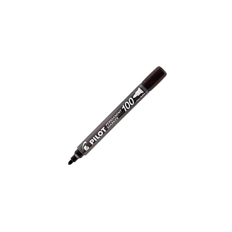 (SCA-100-B) PILOT ROTULADOR PERMANENTE SCA-100 NEGRO