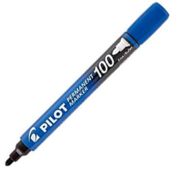 (SCA-100-L) PILOT ROTULADOR PERMANENTE SCA-100 AZUL