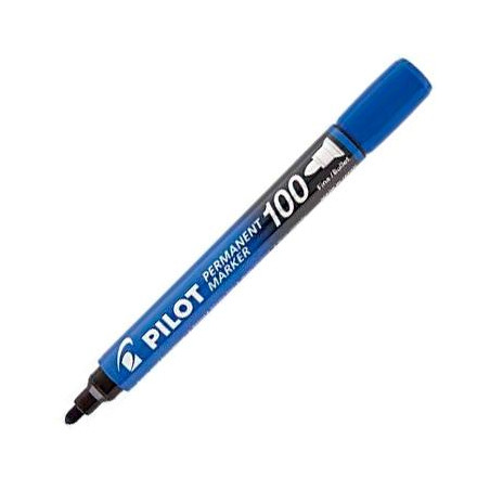 (SCA-100-L) PILOT ROTULADOR PERMANENTE SCA-100 AZUL
