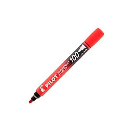 (SCA-100-R) PILOT ROTULADOR PERMANENTE SCA-100 ROJO
