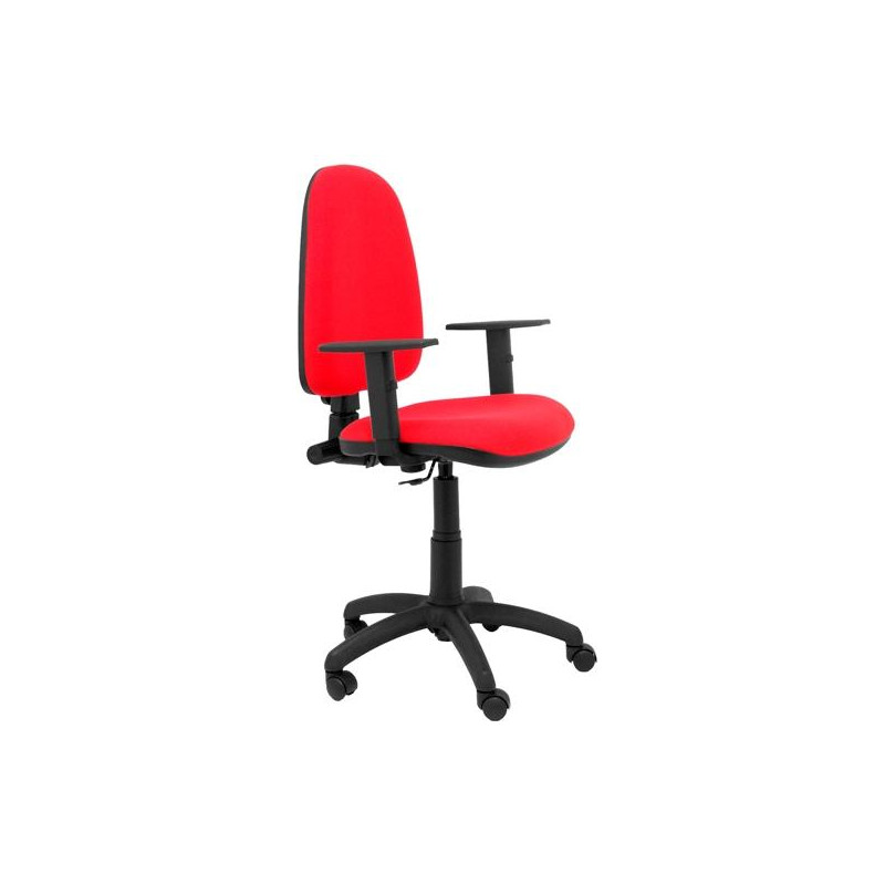 (04CPBALI350B10) PIQUERAS Y CRESPO SILLA AYNA GIRATORIA CP BRAZOS REGULABLES TEJIDO BALI ROJO