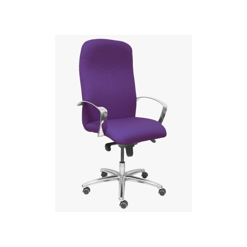 (115DBBALI760) PIQUERAS Y CRESPO SILLÓN DE DIRECCIÓN CAUDETE GIRATORIO BASCULANTE REGULABLE BRAZOS/F TEJIDO BALI MORADO