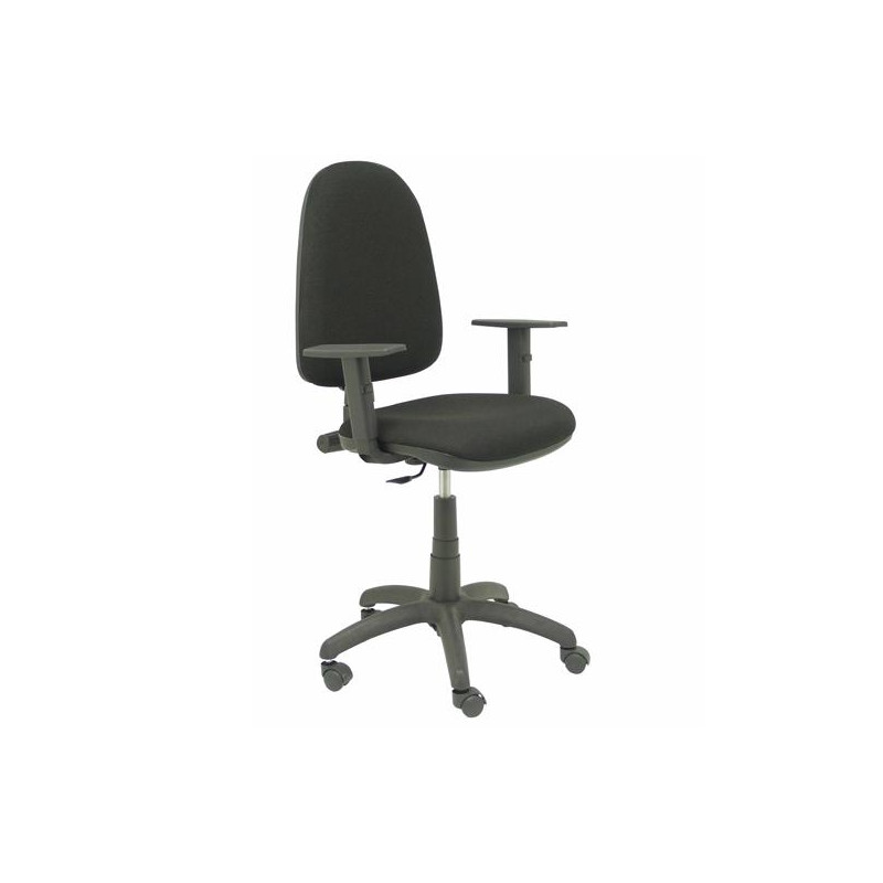 (04CPBALI840B10) PIQUERAS Y CRESPO SILLA AYNA GIRATORIA CP BRAZOS REGULABLES TEJIDO BALI NEGRO
