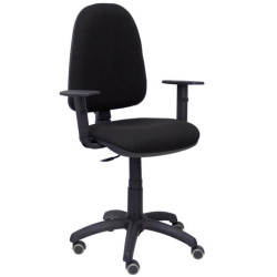 (04CPBALI840B10RP) PIQUERAS Y CRESPO SILLA AYNA REGULABLE C/ BRAZOS REGULABLES RUEDAS PARQUE ASIENTO/RESPALDO TEJIDO BALI NEGRO