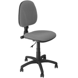 (267CPARAN40) PIQUERAS Y CRESPO SILLA ALCADOZO GIRATORIA CONTACTO PERMANENTE S/BRAZOS TEJIDO ARÁN GRIS CLARO