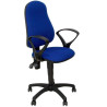 (271SARAN229) PIQUERAS Y CRESPO SILLA ALAMO CP BRAZOS FIJOS ASIENTO TEJIDO ARAN AZUL
