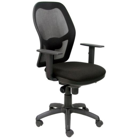 (15SNBALI840) PIQUERAS Y CRESPO SILLA JORQUERA MALLA NEGRA ASIENTO BALI NEGRO
