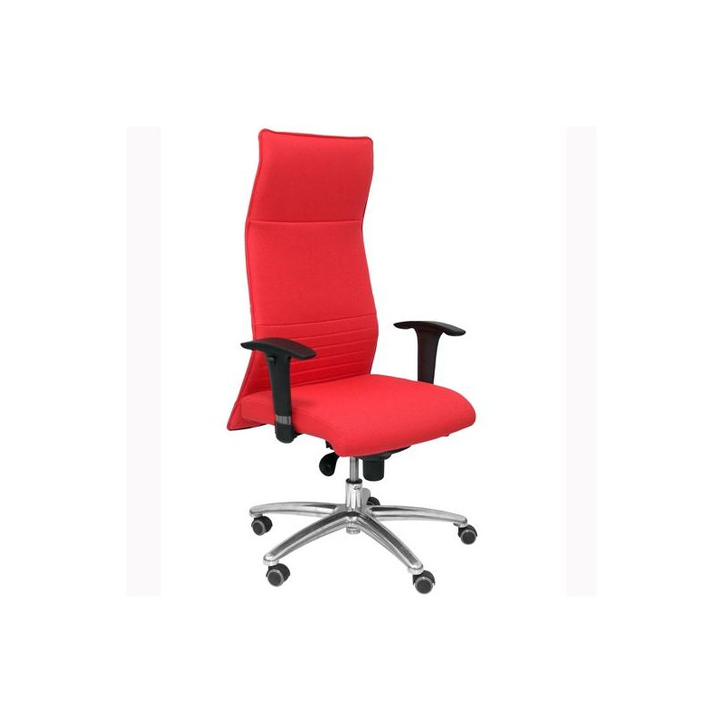 (206SBALI350) PIQUERAS Y CRESPO SILLÓN ALBACETE ASIENTO Y RESPALDO TAPIZADOS EN TEJIDO BALI COLOR ROJO