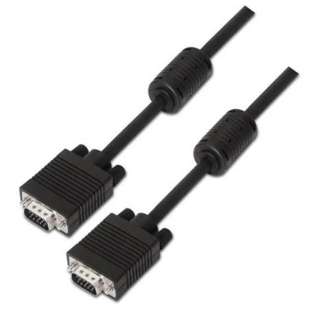 (A113-0072) AISENS CABLE SVGA CON FERRITA  HDB15/M - HDB15/M NEGRO 3