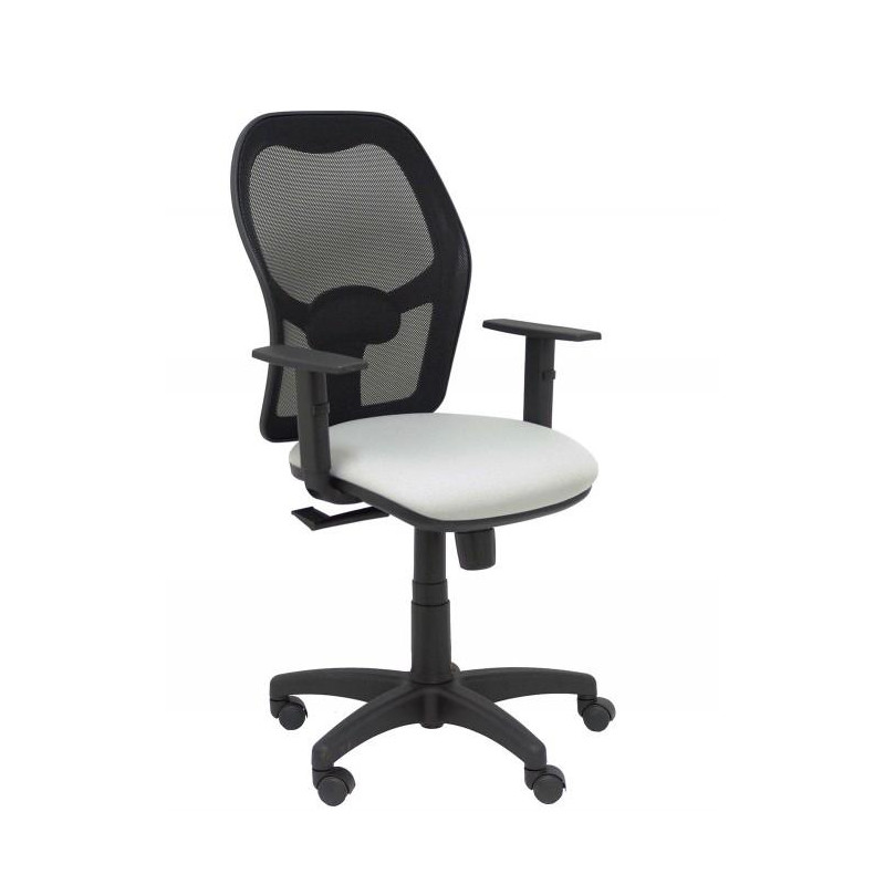 (345SM840B40B10CRN) PIQUERAS Y CRESPO SILLA ALOCÉN SINCRO B/REGULABLE RESPALDO DE MALLA NEGRO ASIENTO GRIS