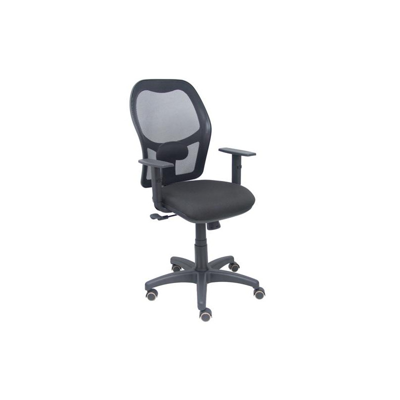 (345SM840B840B10CRP) PIQUERAS Y CRESPO SILLA ALOCÉN SINCRO B/REGULABLE RESPALDO DE MALLA NEGRO ASIENTO NEGRO