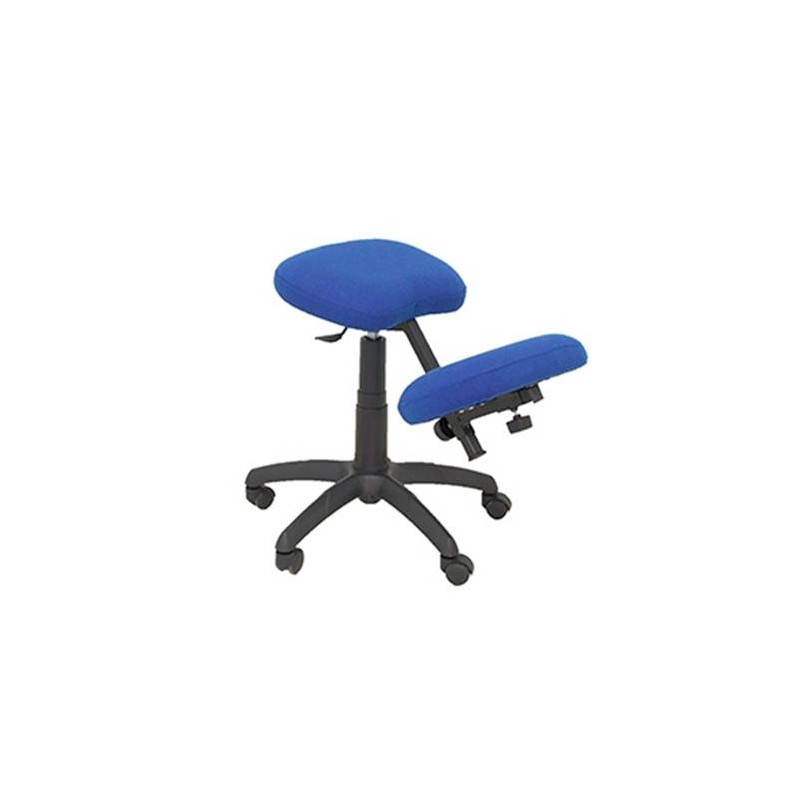 (37GBALI229) PIQUERAS Y CRESPO TABURETE LIETOR REGULABLE GIRATORIO BALI AZUL