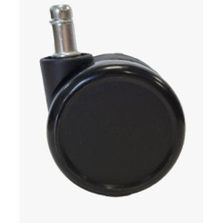 (KIT1R65N) PIQUERAS Y CRESPO KIT 5 RUEDAS NAILON Ø65MM PARA SILLA PERNO 11MM NEGRO