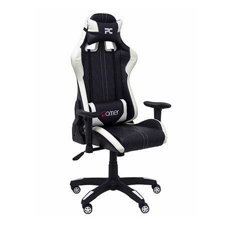 (7216DBSPNE) PIQUERAS Y CRESPO SILLA GAMING PARAISO BASCULANTE GIRATORIA REGULABLE EN ALTURA NEGRO Y BLANCO