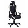 (7216DBSPNE) PIQUERAS Y CRESPO SILLA GAMING PARAISO BASCULANTE GIRATORIA REGULABLE EN ALTURA NEGRO Y BLANCO