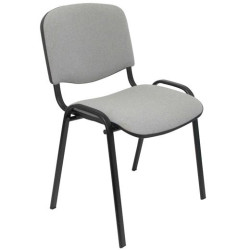 (PACK226PTNA40) PIQUERAS Y CRESPO PACK DE 2 SILLAS FIJAS  APILABLES ISO TAPIZADA ARAN GRIS