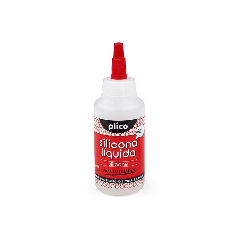 (13354) PLICO SILICONA LÍQUIDA MULTIUSOS BOTELLA 100ML TRANSPARENTE