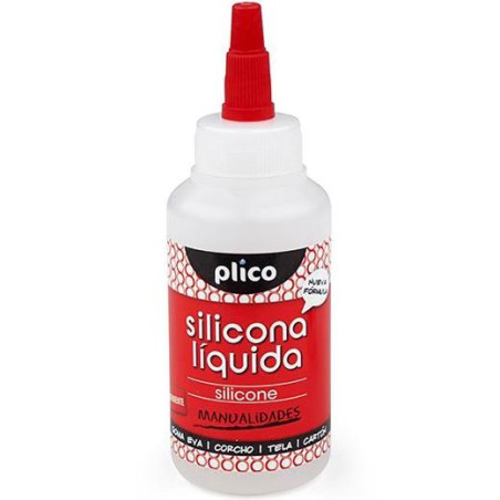 (13354) PLICO SILICONA LÍQUIDA MULTIUSOS BOTELLA 100ML TRANSPARENTE