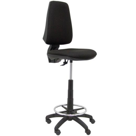 (T14CPB840RN) PIQUERAS Y CRESPO TABURETE ELCHE CP S/BRAZOS ARO RESPOSAPIÉS TEJIDO BALI NEGRO