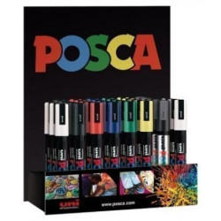 (182634359) POSCA EXPOSITOR MARCADOR  PC-5M/3D SURTIDO -36U-
