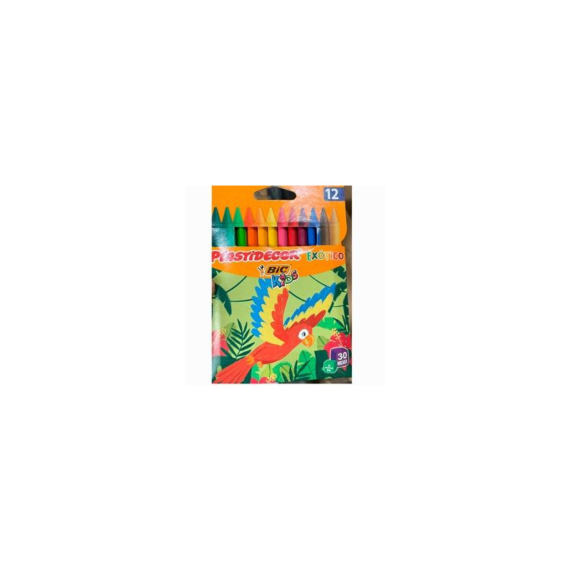 (9339612) PLASTIDECOR CERAS EXOTIC COLORES SURTIDOS ESTUCHE 12 UD