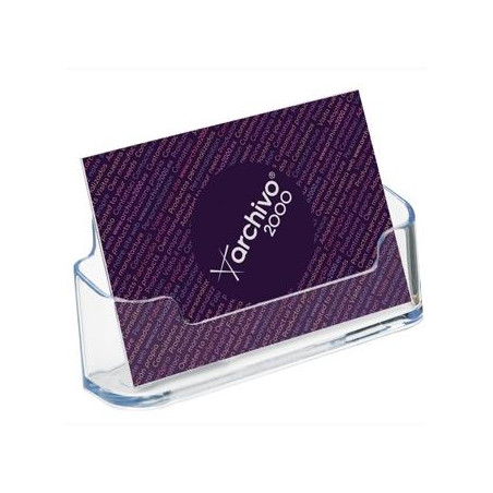 (61417 CS TP) ARCHIVO 2000 PORTATARJETAS DE SOBREMESA HORIZONTAL CON 1 COMPARTIMENTO 45X95X35 MM