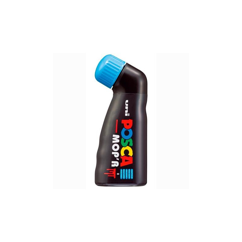 (284216000) POSCA MARCADOR  MOP´R PC-22 NO PERMANENTE PUNTA REDONDEADA GOMAESPUMA 3-19 MM AZUL CLARO
