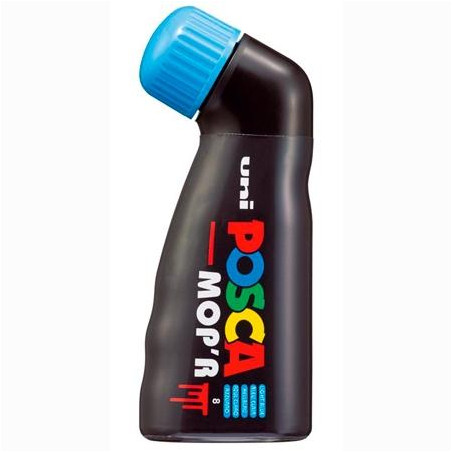 (284216000) POSCA MARCADOR  MOP´R PC-22 NO PERMANENTE PUNTA REDONDEADA GOMAESPUMA 3-19 MM AZUL CLARO