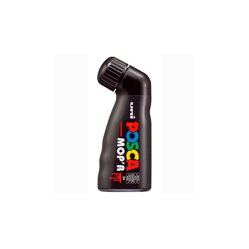 (284240000) POSCA MARCADOR  MOP´R PC-22 NO PERMANENTE PUNTA REDONDEADA GOMAESPUMA 3-19 MM NEGRO