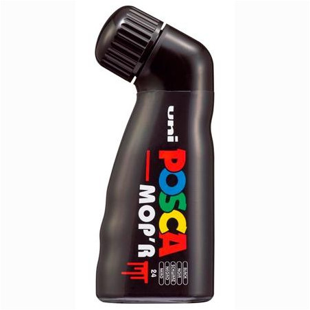 (284240000) POSCA MARCADOR  MOP´R PC-22 NO PERMANENTE PUNTA REDONDEADA GOMAESPUMA 3-19 MM NEGRO