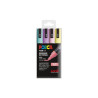 (182634811) POSCA MARCADORES DE PINTURA PC-5M NO PERMANENTE PUNTA CÓNICA ESTUCHE 4 C/SURTIDOS PASTEL
