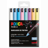 (182634847) POSCA ESTUCHE BASIC MARCADOR  PC-1MR/8C COLORES SURTIDO PASTEL -8U-