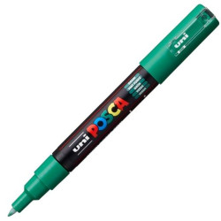 (285023000) POSCA MARCADOR  PC-1M NO PERMANENTE PUNTA FINA 0.7-1MM VERDE