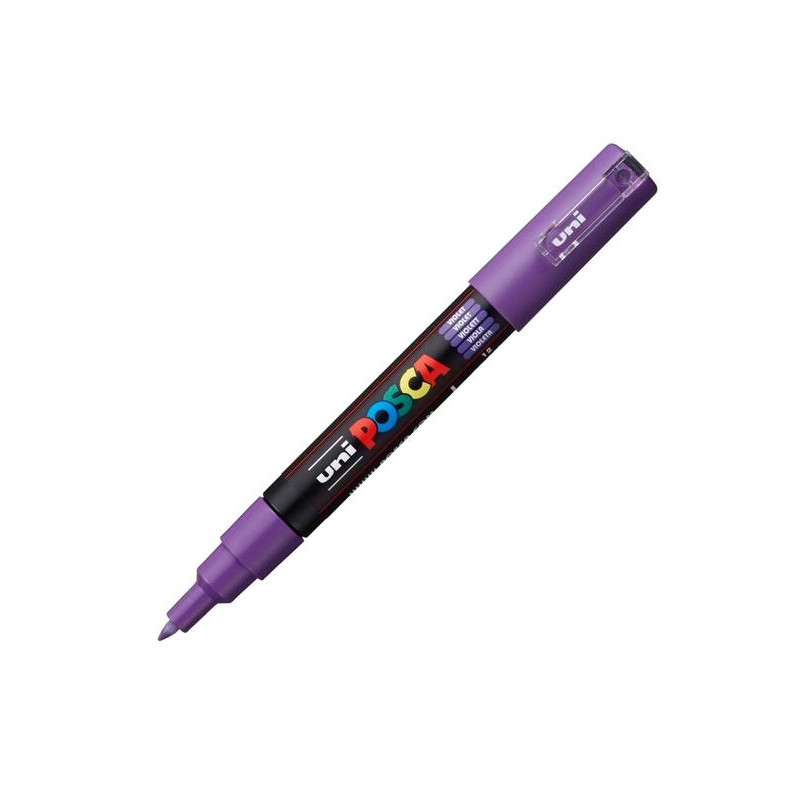 (285056000) POSCA MARCADOR  PC-1M NO PERMANENTE PUNTA FINA 0.7-1MM VIOLETA