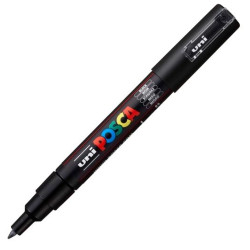 (285098000) POSCA MARCADOR  PC-1M NO PERMANENTE PUNTA FINA 0.7-1MM NEGRO