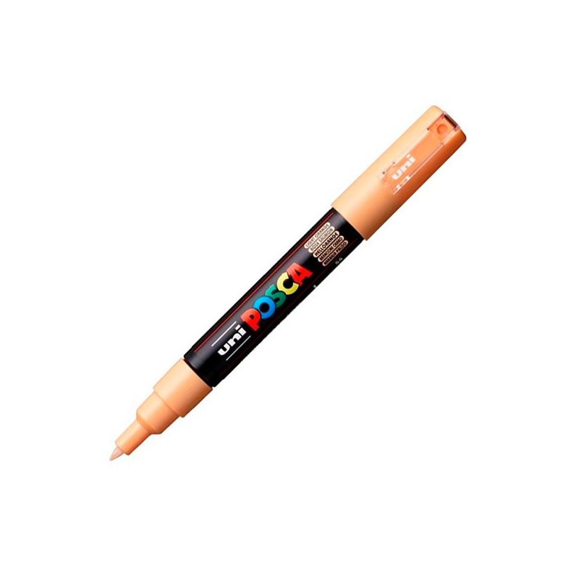(285130000) POSCA MARCADOR  PC-1M NO PERMANENTE PUNTA FINA 0.7-1MM NARANJA CLARO