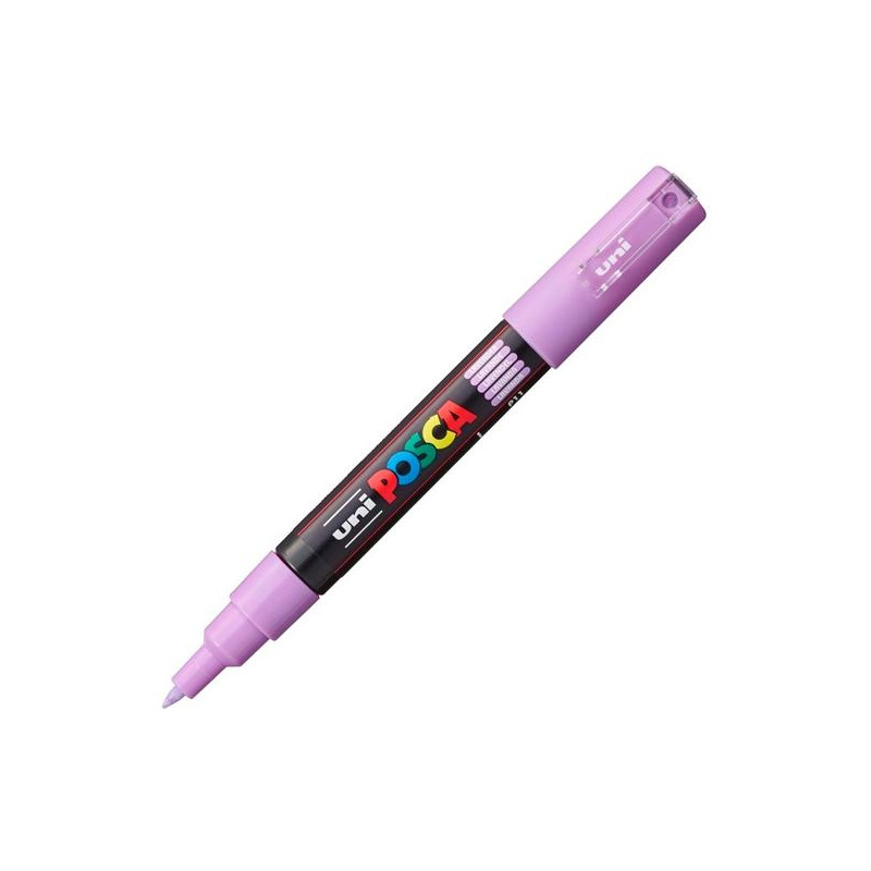 (285189000) POSCA MARCADOR  PC-1M NO PERMANENTE PUNTA FINA 0.7-1MM LAVANDA