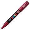 (285288000) POSCA MARCADOR  PC-1M NO PERMANENTE PUNTA FINA 0.7-1MM ROJO VINO